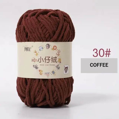 Thick Chunky 100% Polyester Yarn - 50g