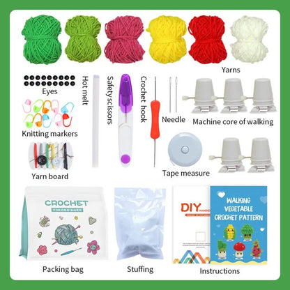 Veggies DIY Crochet Kit