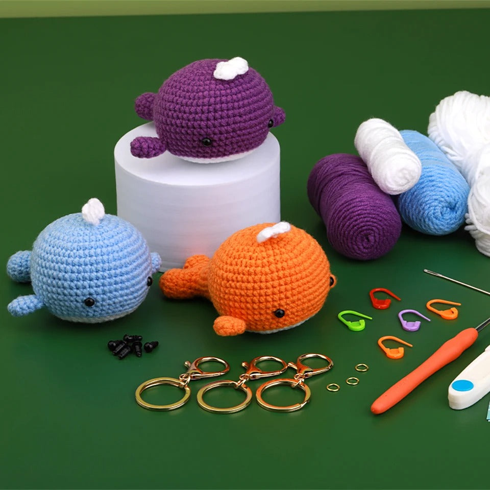 Whale DIY Crochet Kit