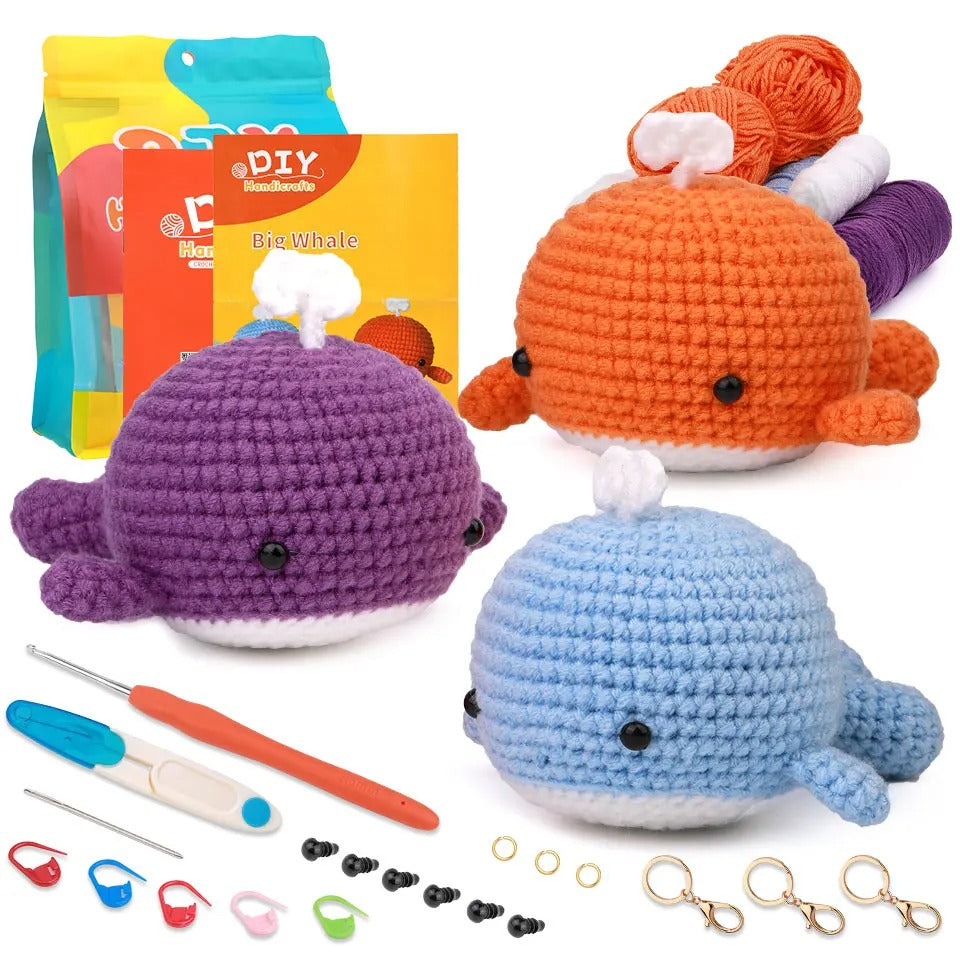 Whale DIY Crochet Kit