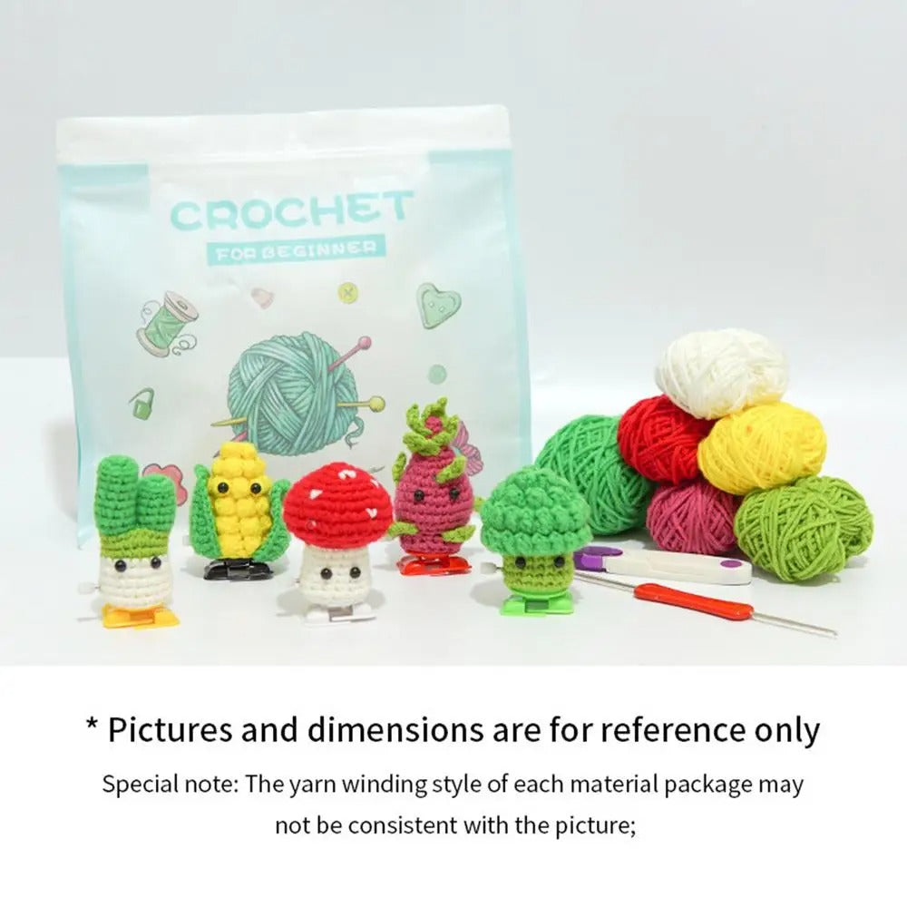 Veggies DIY Crochet Kit