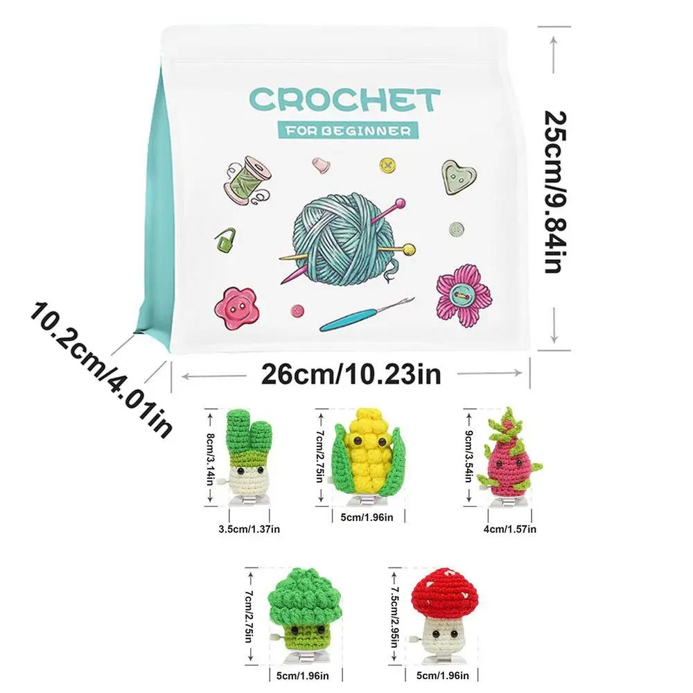 Veggies DIY Crochet Kit