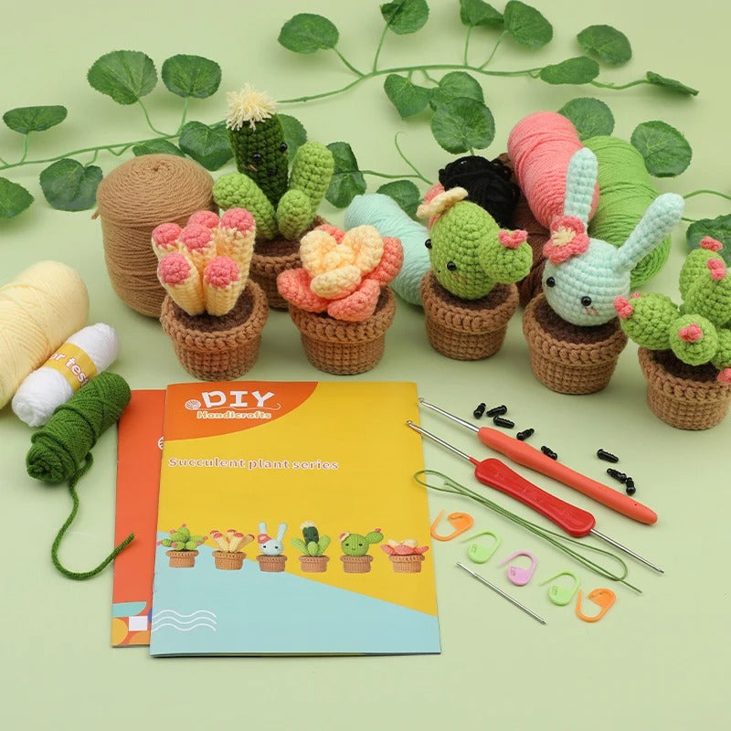 Cactus DIY Crochet Kit