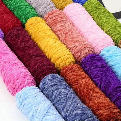 CHUNKY Peluche Chenille Soft Yarn - 100g