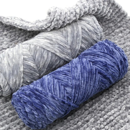 CHUNKY Peluche Chenille Soft Yarn - 100g