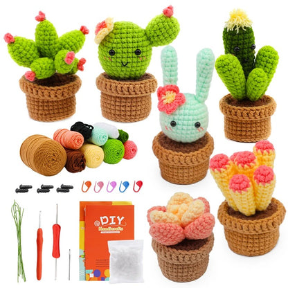 Cactus DIY Crochet Kit