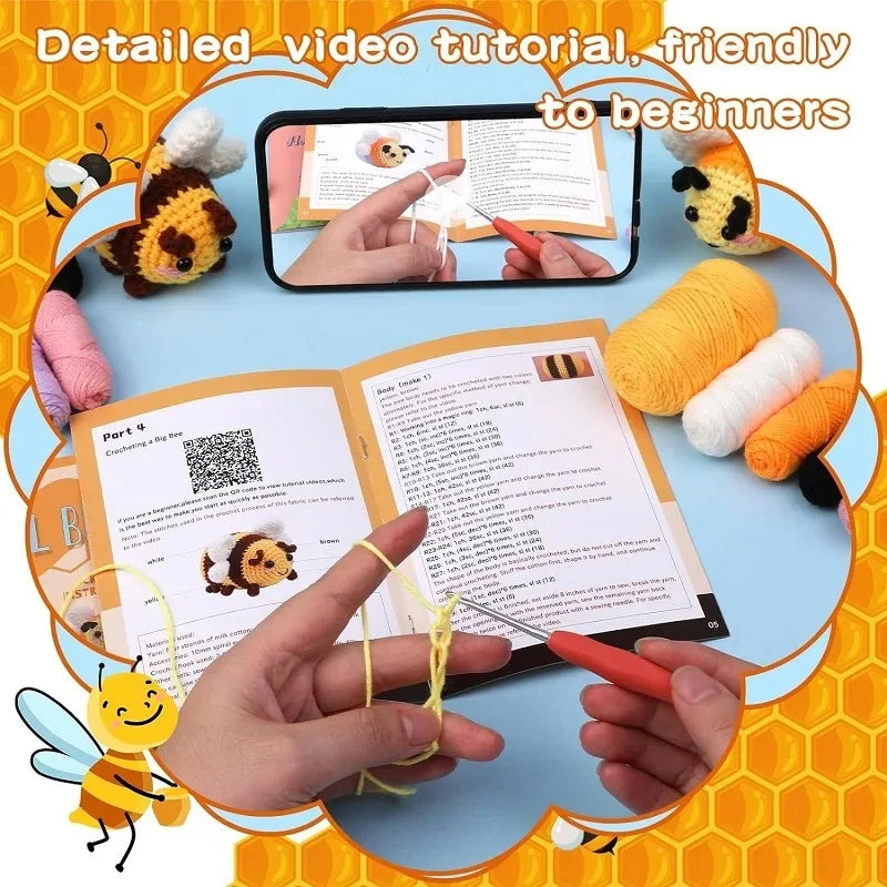 Bee DIY Crochet Kit