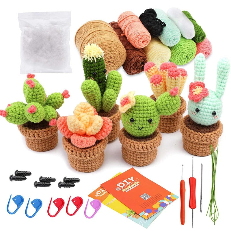 Cactus DIY Crochet Kit