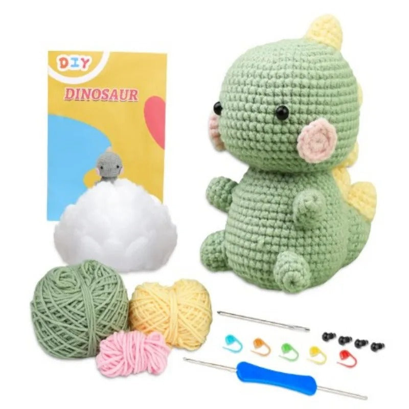 Dinosaur DIY Crochet Kit