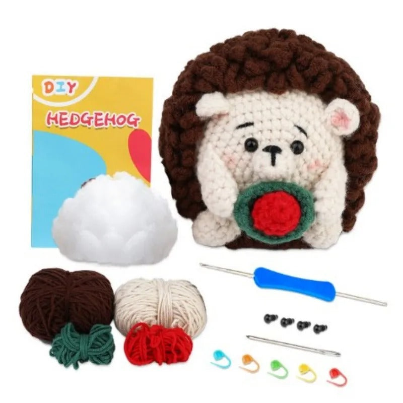 Hedgehog DIY Crochet Kit